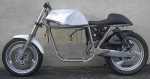 Tank is from a BMW K-series. Seat is a Matchless race seat.