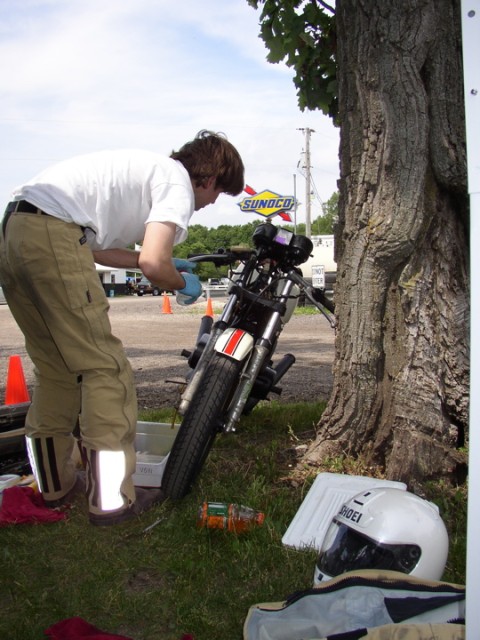 Nice bike stand.