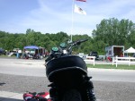 In the pits with The Blue Coonslayer.