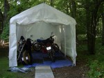 Highlight for Album: Chad's Tent in the Woods