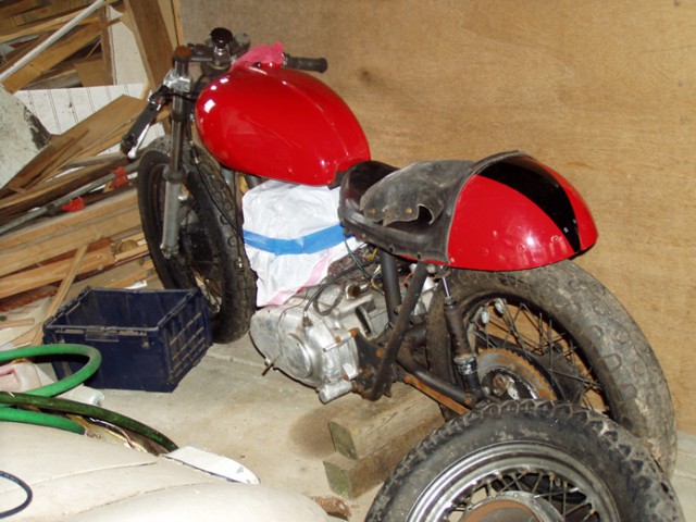 '72 Trident, hopefully i can bring it back to it's old racer form.