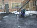 Alex's first ride TTR90