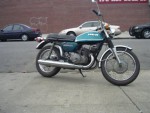 1971 Suzuki T500 Titan...now it's in Kerry's hands