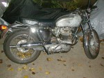 '67 Bonnie. Not actually ours but we were bike-sitting for a long time