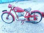 1954 James Cadet; Classic British Workbike; 122cc, plunger frame; rare one year configuration.