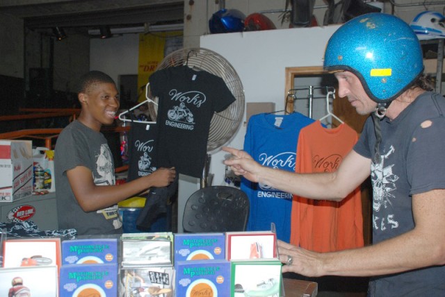 Richard imparts some wisdom to Irving