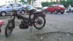 Motorcycle with pedals (Casablanca)