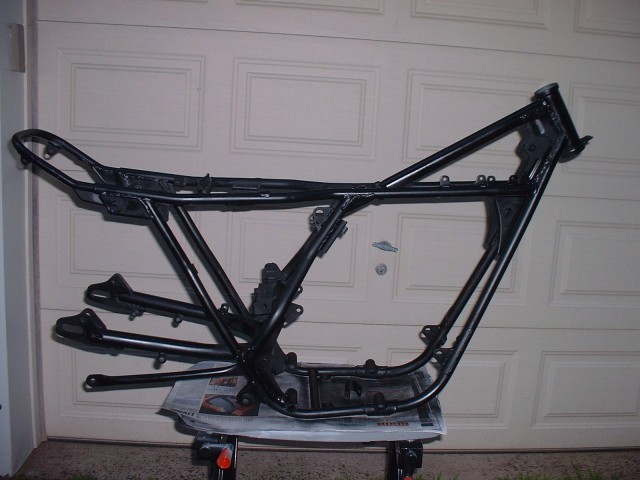 F9b, frame blasted and painted