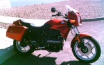 Wife's 1990 K75 outside Arlington, OR