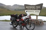 Big Red - 1995 BMW R100PD. Maybe not vintage but on its way. This was the final year for the BMW Paris-Dakar.